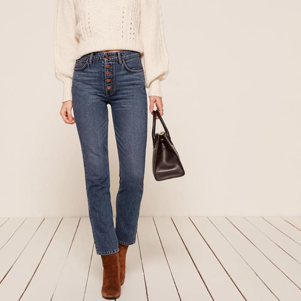 Reformation Petite Winona Cigarette Jean